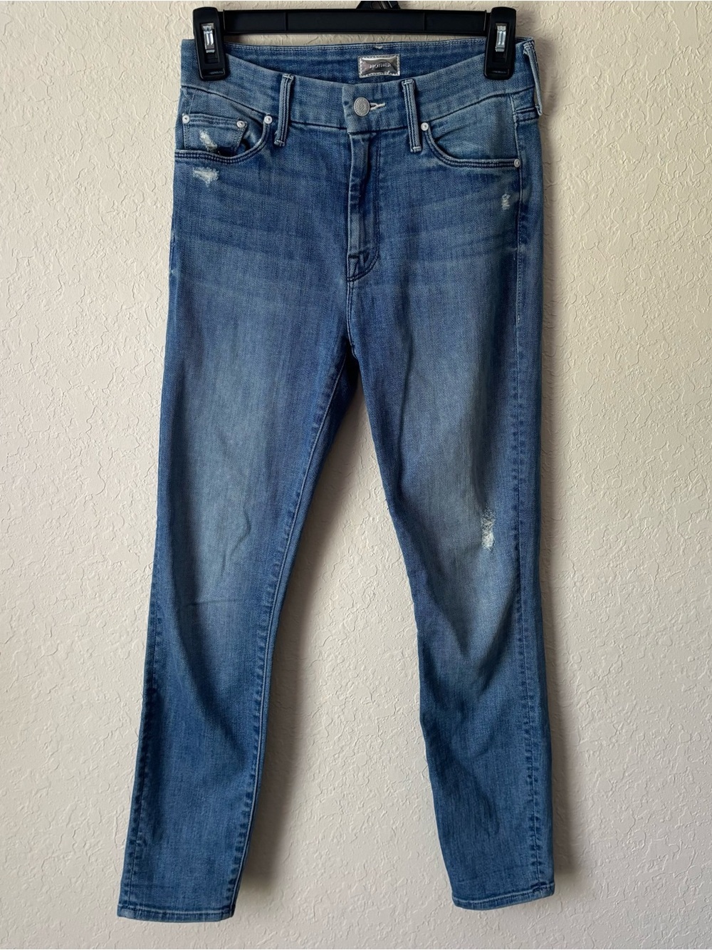 Mother | Women's The Looker Crop Jeans Size 25 Graffiti Girl Distressed